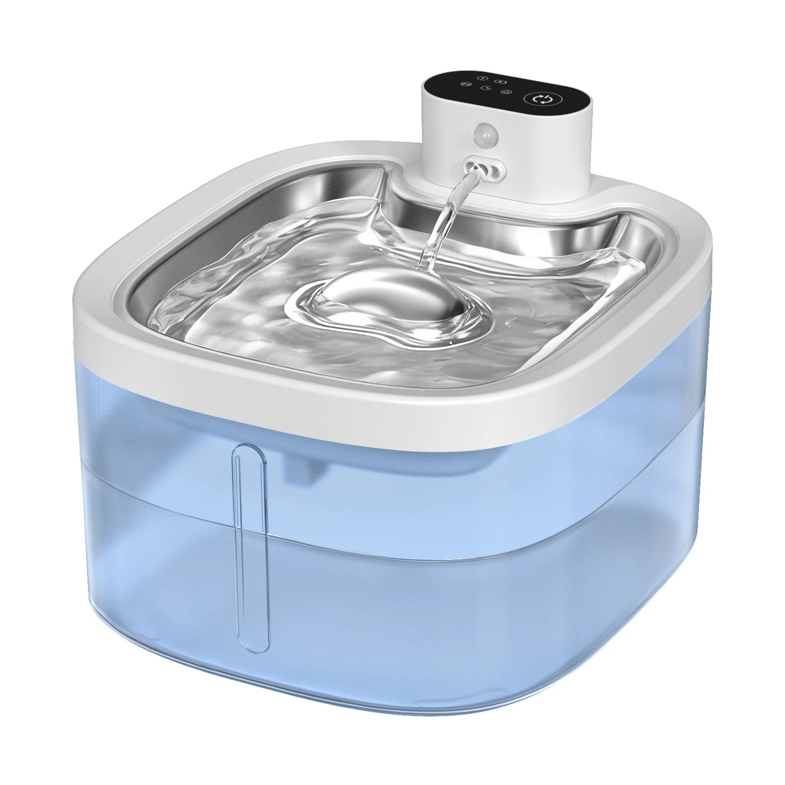 Wireless Cat Water Fountain 3.5L Pet Water Dispenser 4000Mah Long Lasting Battery Life Stainless Steel Pallet and Motion Sensing