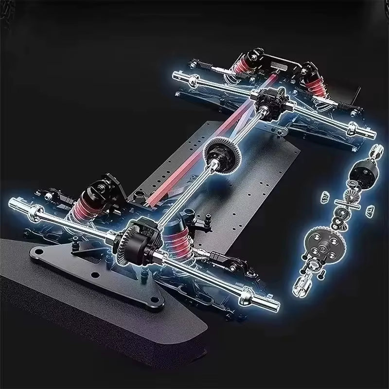 Hyperr Go MJX 10303 10304 1/10 Brushless Motor High Speed Drift Remote Control Car 4WD Drift Climbing Toy Remote Control Vehicle
