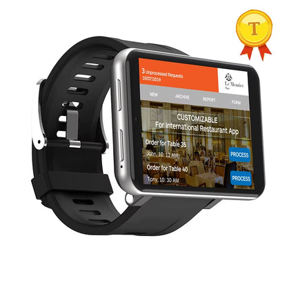 Newest Sport Android Smart Watch Phone 3GB 32GB 2700Mah Big Battery 500W Camera GPS Wifi SIM MP4 4G Smartwatch Pk Dm98 Dm99