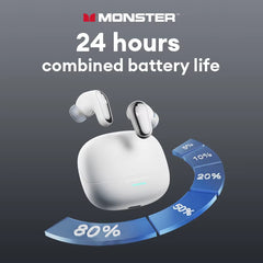 Choice  New MQT52 TWS Wireless Bluetooth 5.4 Headset HIFI Stereo Gaming Music Earphones Talking Noise Canceling Earbuds