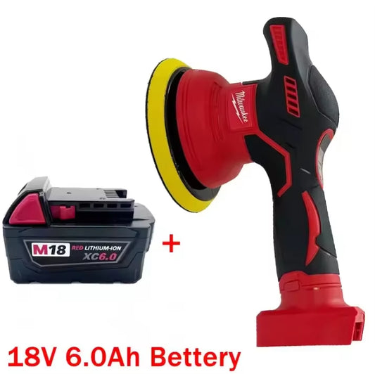 Cordless Polisher 8 Gears Digital Display Electric Polisher Auto Car Waxing Polishing Machine18V Lithium Battery