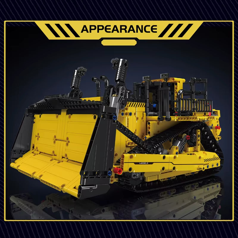 15084 Technical Car Toys the APP RC Control D11 Bulldozer Building Block Assembly Truck Brick Set Kids Christmas Gift