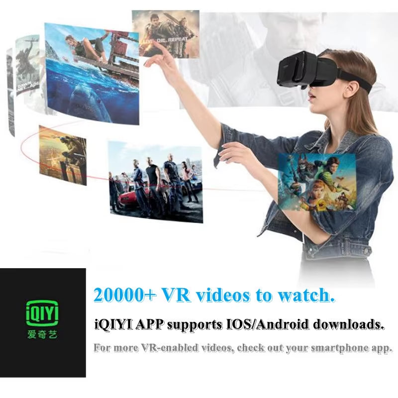Shinecon Virtual Reality Viar 3D VR Glasses Device Helmet Lenses Headset Goggle Smart for Smartphone Cell Phone Mobile Realidade