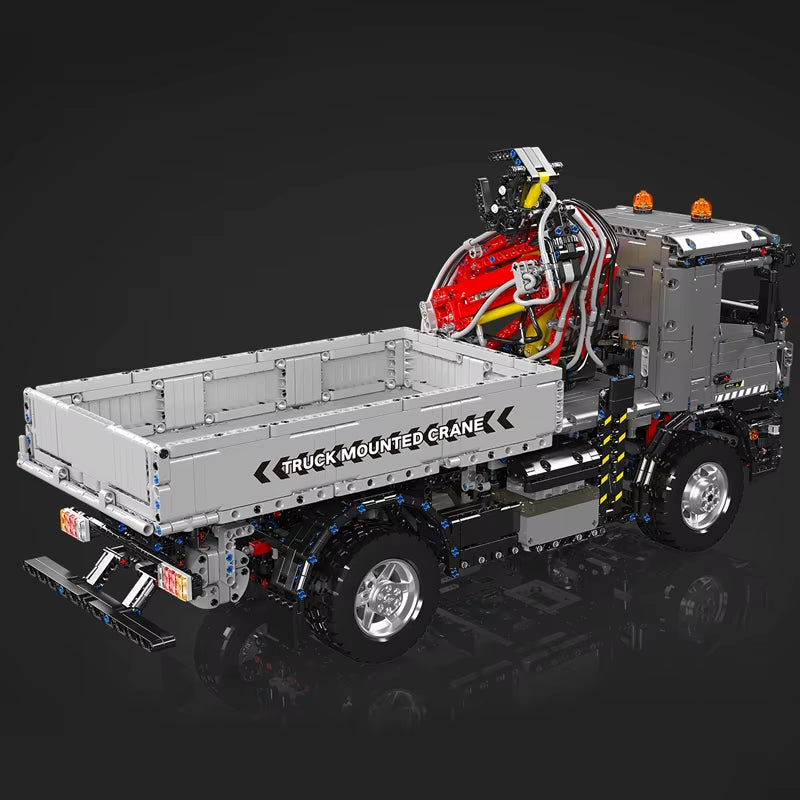 19016 Technical Car Toys the RC Truck Mounted Crane Transport Vehicle Building Block Enginerring Truck Brick Kid Gift