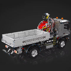 19016 Technical Car Toys the RC Truck Mounted Crane Transport Vehicle Building Block Enginerring Truck Brick Kid Gift