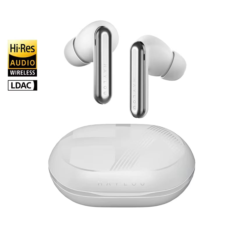 Mori Pro Bluetooth 5.4 Earphones Wireless 43Db Adaptive Hybrid ANC Hi-Res LDAC Earbuds 6 Mic Headphones 28H Battery Life