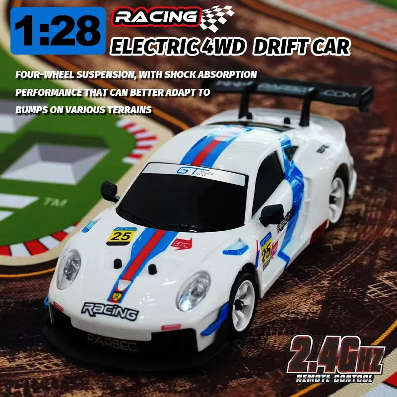 Wltoys 284191 284019-A Upgraded Gyro 1/28 RC Drifting Car 4WD High Speed Radio Control Model 2.4G Drift Racing Vehicle Mini Gift