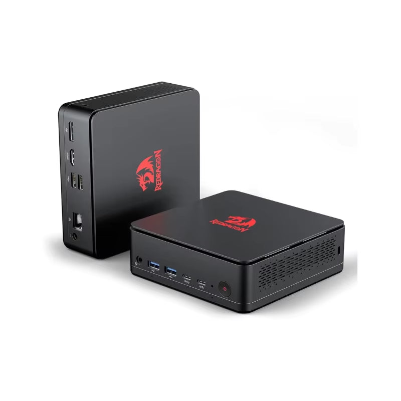 Redragon MPC745 Mini PC AI NPU  Ryzen 7 8845HS Processor(Max 5.1 Ghz), Mini Desktop Computer ,Radeon 780M Graphics & 16GB DDR