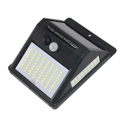 PIR Motion Sensor 100LED Sunlight Control 3 Sided Solar Energy Street Light Yard Path Home Garden Solar Power Lamp Wall Light