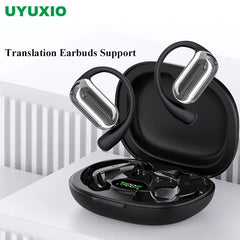 Real Time Translator Headphones AI Language Translation Earbuds 144 Languages & Accents 3 in 1 OWS Ear Buds for Business