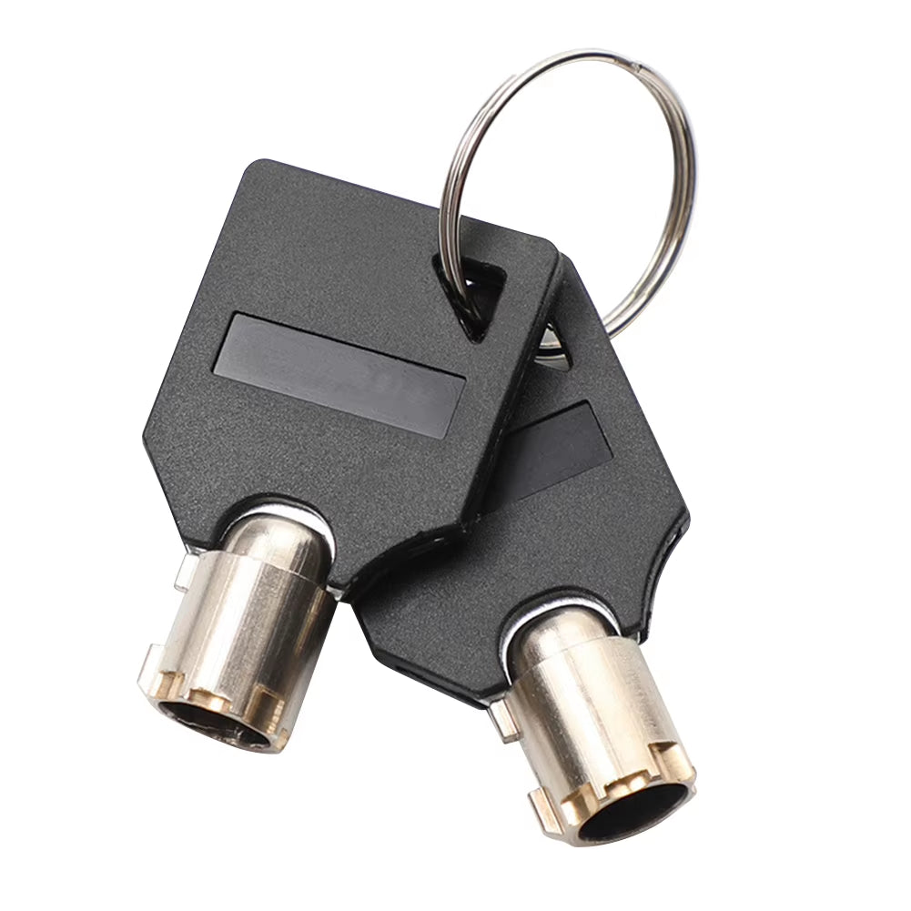 Bicycle Alarm Disc Brake Electric Lock with Keys Motorcycle Alarm Brake Rotor Padlock Aluminum Alloy for Bicycle Motor Scooter