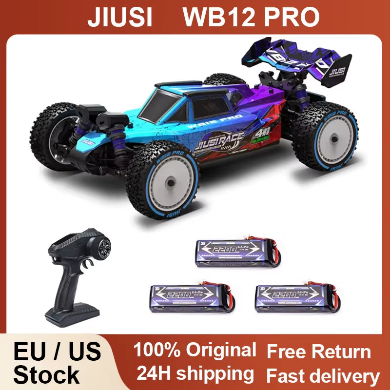 WB12 PRO 1/12 Racing Car 4WD High Speed 80KM/H Brushless Remote Control Car Off-Road Competitive Drift RC Car Toy Kid Gift