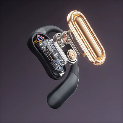 Open Ear Clip-On OWS Ear Hook Headphone Bluetooth True Wireless Non-In-Ear Earphones Sport Noise Cancelling for Samsung