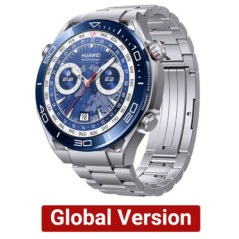 WATCH Ultimate,Smartwatches for Men,Zirconium-Based Liquid Metal,Ecg Analysis,Ios & Android, up to 14 Days,Global Version