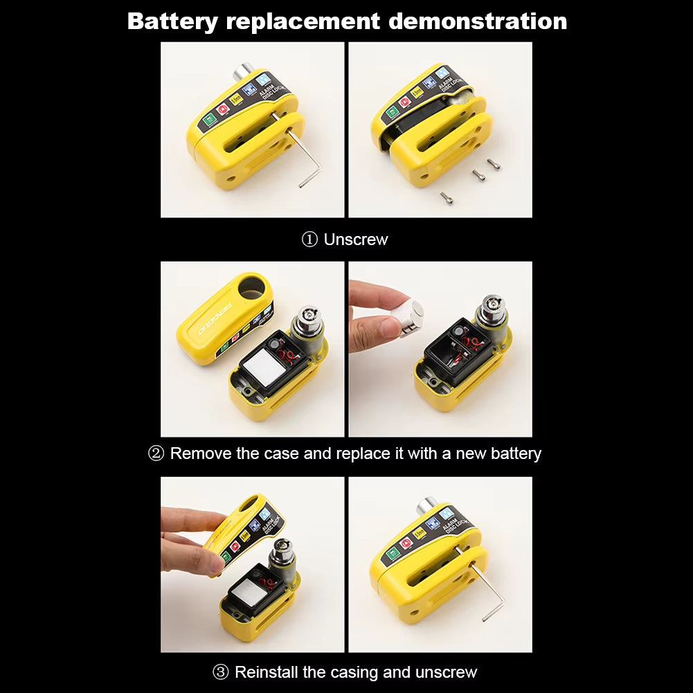 Bicycle Alarm Disc Brake