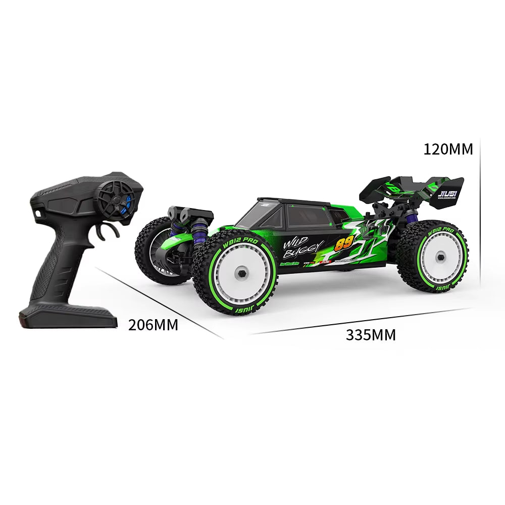 WB12 PRO 1/12 Racing Car 4WD High Speed 80KM/H Brushless Remote Control Car Off-Road Competitive Drift RC Car Toy Kid Gift