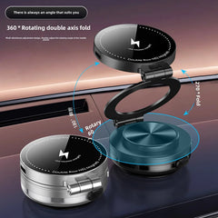 15W Wireless Charger Double Sides Phone Holder Magnetic Vacuum Adsorption Bracket Foldable GPS Stand Electric Sucker Cup Suppor