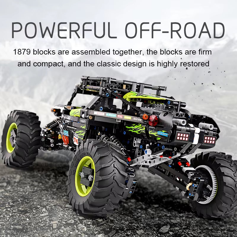 18002 Technical Car Toys the MOC-19517 4WD RC Buggy Building Block Assembly Car Model Brick Set Kids Christmas Gift