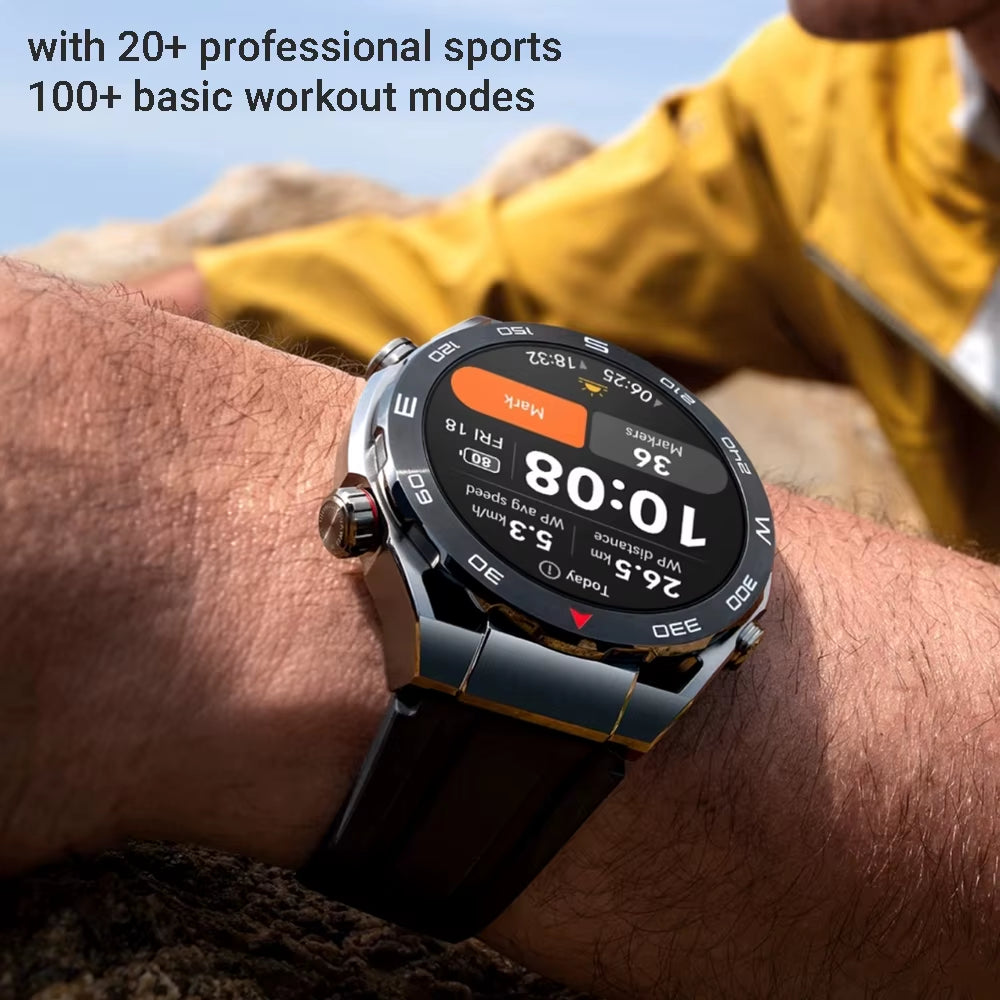 WATCH Ultimate,Smartwatches for Men,Zirconium-Based Liquid Metal,Ecg Analysis,Ios & Android, up to 14 Days,Global Version
