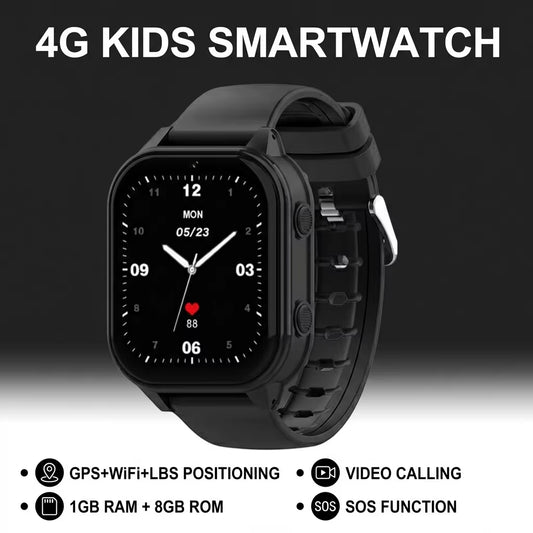 New Smart Watch Kids 4G GPS WIFI Video Call SOS 1GB+8GB Child Phone Smartwatch Camera Monitor Tracker Location Boys Girls Gifts