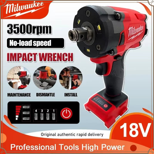 300N.M Electric Cordless Wrench Brushless Screwdriver Impact Drill Power Tools Car Truck Repair Tool