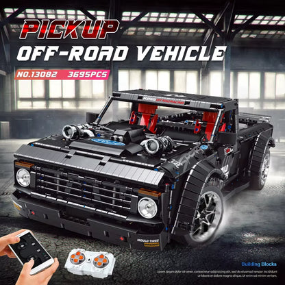 13082 Technical Car Toys the Remote Control MOC-34316 F-150 Pick-Up Truck Building Block Brick Kids Christmas Gift