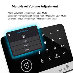 Alarm System for Home WIFI GSM Security Alarm Host Ant-Theft with Door Motion Sensor Tuya Smart App Control Work Alexa