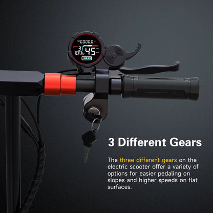 FREEBOY J11 MAX Adult Electric Scooter 1200W Motor 48V 18AH Folding E-Scooter 11 Fat Tire E-Mountain Scooter