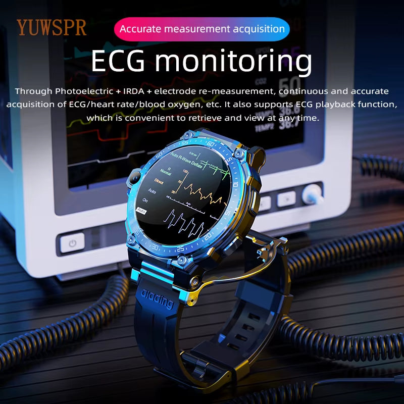 4GB+64GB Smart Phone Watch In-Built Headset GPS Wifi Positioning HR&BP ECG Healthy Monitor Music Video Player Smartwatch Y7