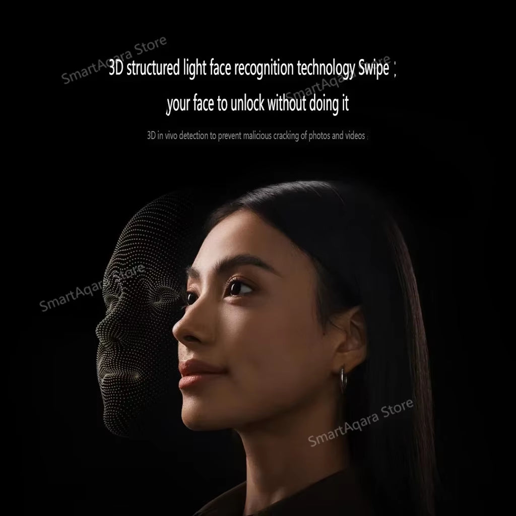 Smart Door Lock M30 PRO Face Recognition Palmar Vein 1S Unlock AI Dual Lens Cat Eye Visual Screen for Elderly&Children