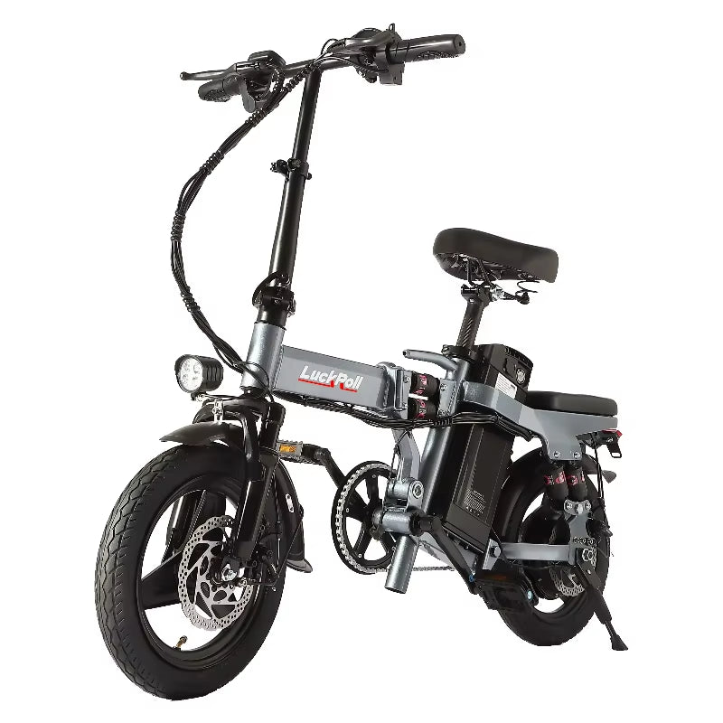 Foldable Ebike for Adults, 2000W/1000W, 40/28MPH, 52V 25Ah, 48V 15Ah, 60-80 Miles Range 14" Commuter Adult Electric Bicycle