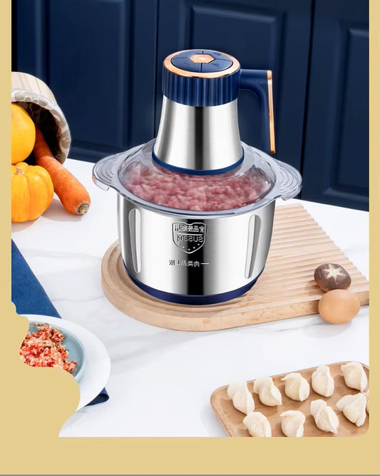 5L Electric Meat Grinders 304 Stainless Steel Food Crusher Multifunctional Vegetable Slicer Chopper Mincer Baby Food Processor
