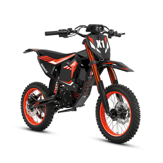 X1 Spark Electric Dirt Bike 4500W Peak 60V 28.8Ah 50MPH Electric Motorcycle 14/12" Fat Tire Mountain Off-Road E-Bike