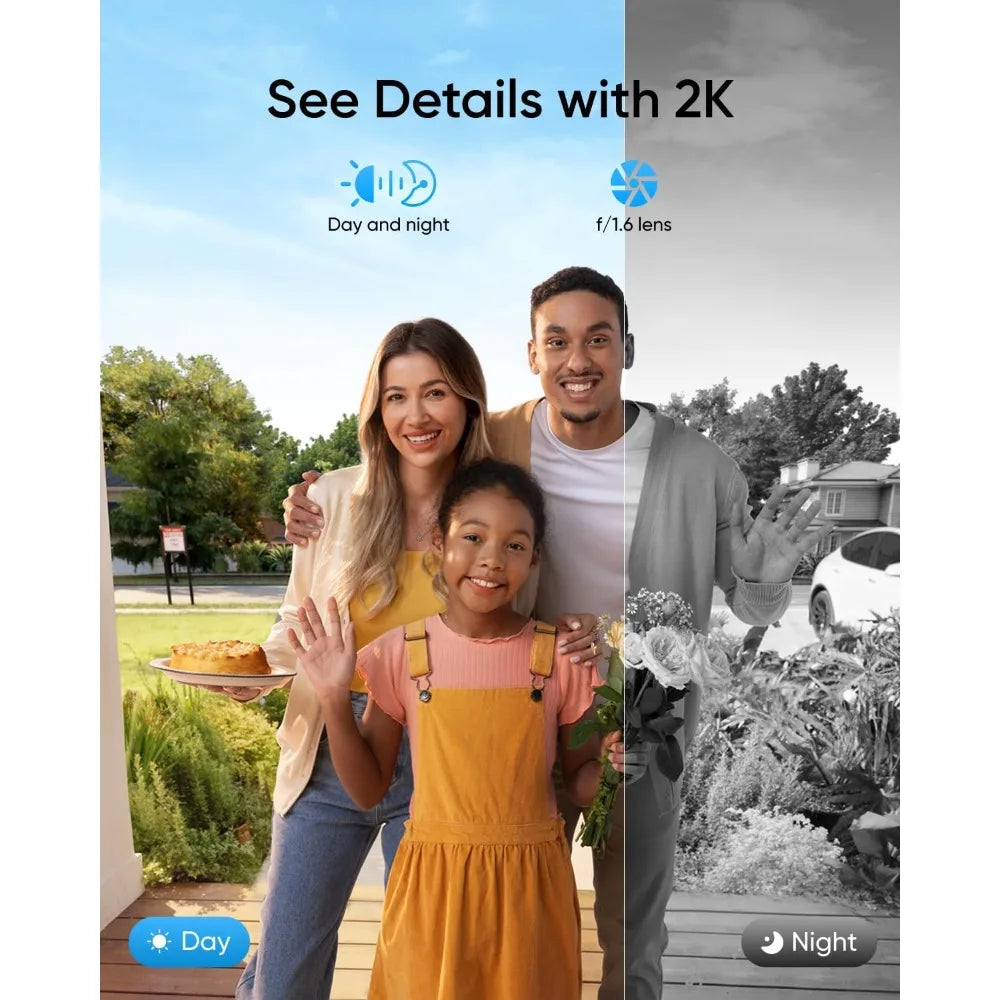 Video Smart Lock E330, 3-In-1 Camera+Doorbell+Fingerprint Keyless Entry Door Lock, Smart Built-In Wi-Fi Deadbolt for Front Door