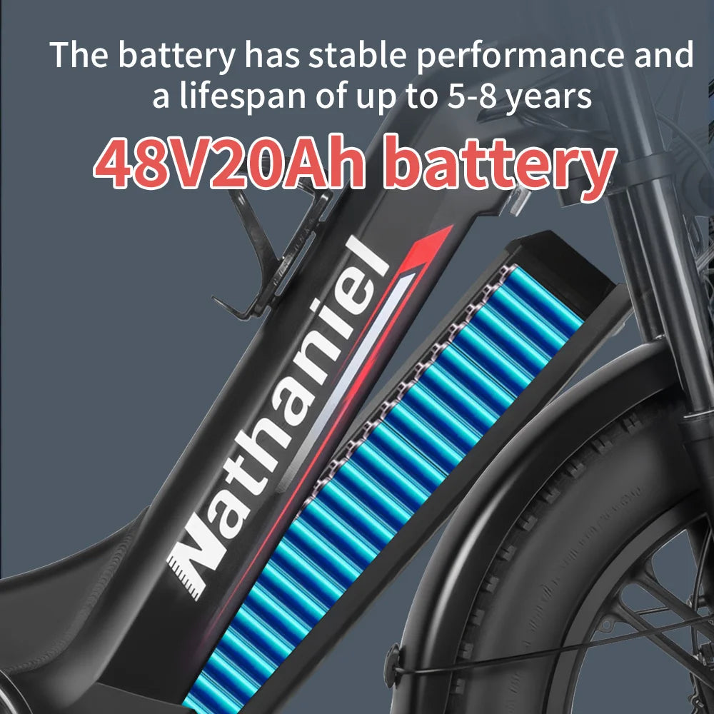 SYR08 City Commuting E-Bike,Dual Motor 2000W,20X4.0 Integrated Wheel,48V20Ah,Speed 50+, Snow/Sand Outdoor Cycling