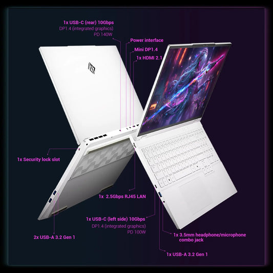 FIREBAT 16Pro Gaming Laptop 16Inch Intel I7 13700HX 16C/24T 5Ghz CPU RTX 5060 2.5K 300Hz 16GB DDR5 1TB Pcie4.0 SSD Gamer Laptop