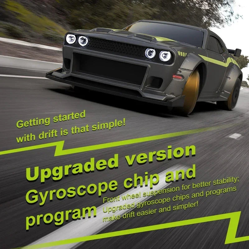 1:76 TURBO RACING C65 Built-In Gyroscope Drift Racing Full Scale Mini Remote Control Car Simulation Desktop RTR Desktop Toys