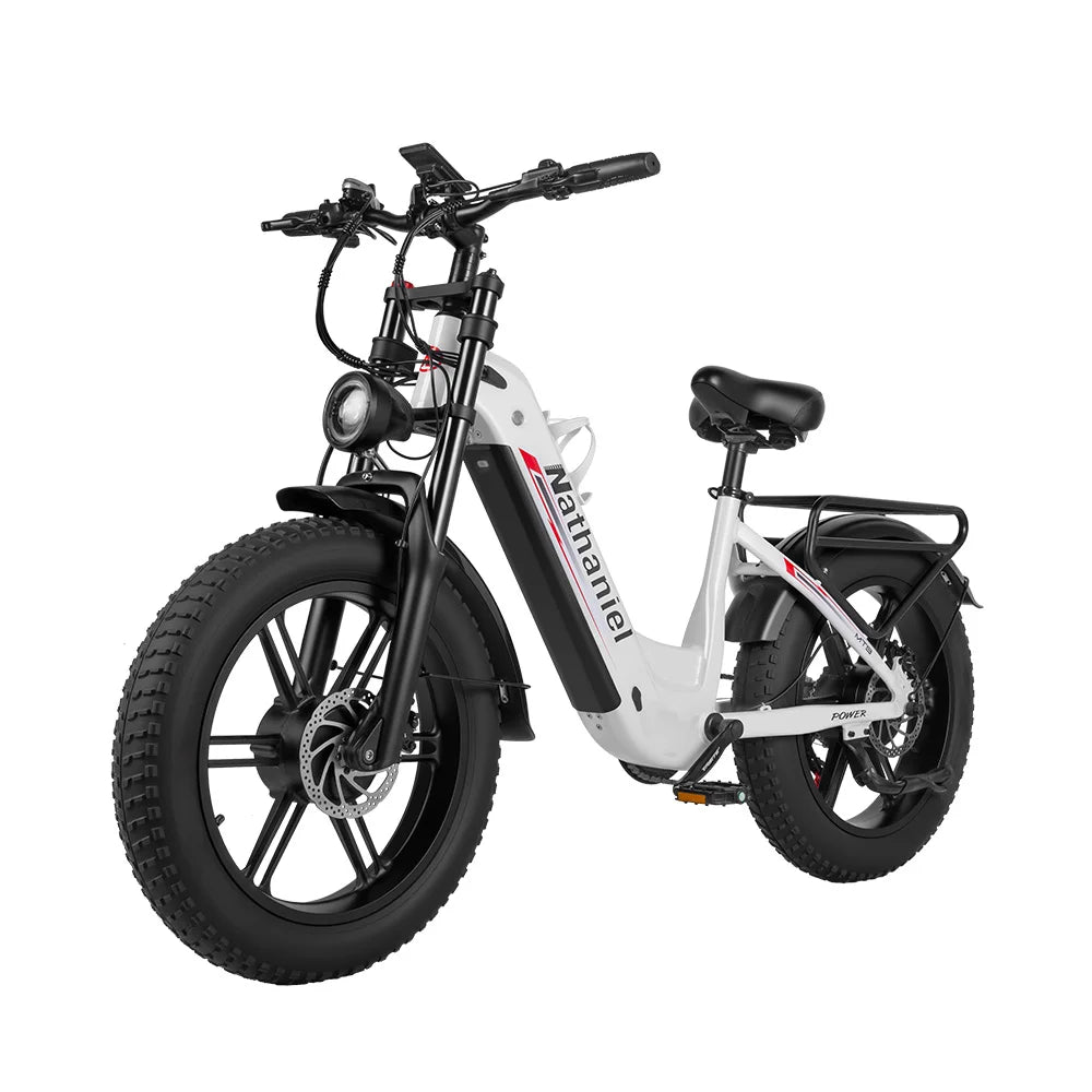 SYR08 City Commuting E-Bike,Dual Motor 2000W,20X4.0 Integrated Wheel,48V20Ah,Speed 50+, Snow/Sand Outdoor Cycling