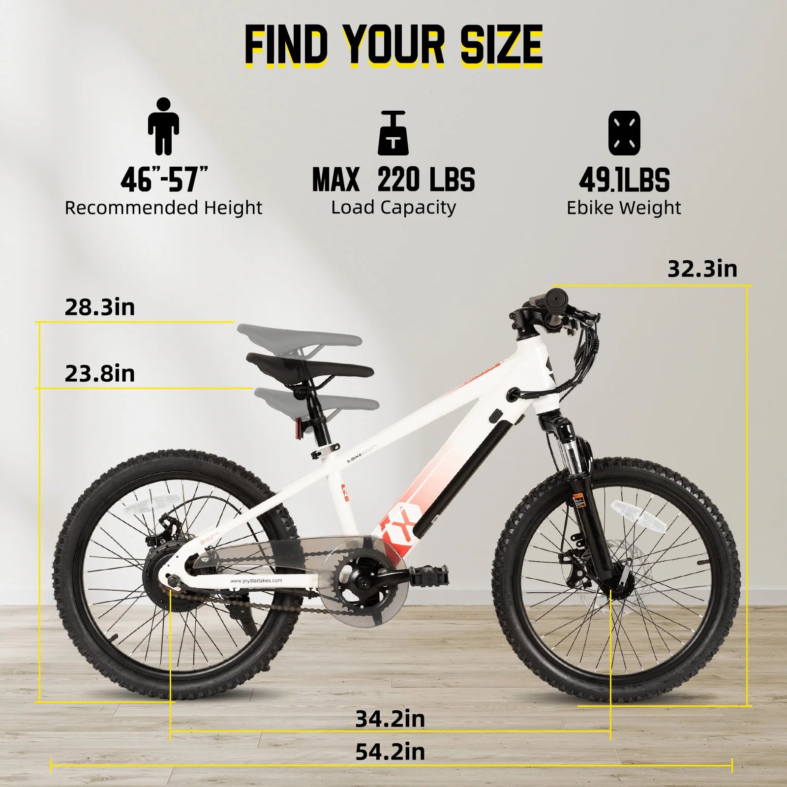 Electric Bike for Kids Teens Ages 7+ with 250W Motor, 15 Miles 15MPH Electric Mountain Bicycle Safe Mini E Bikes
