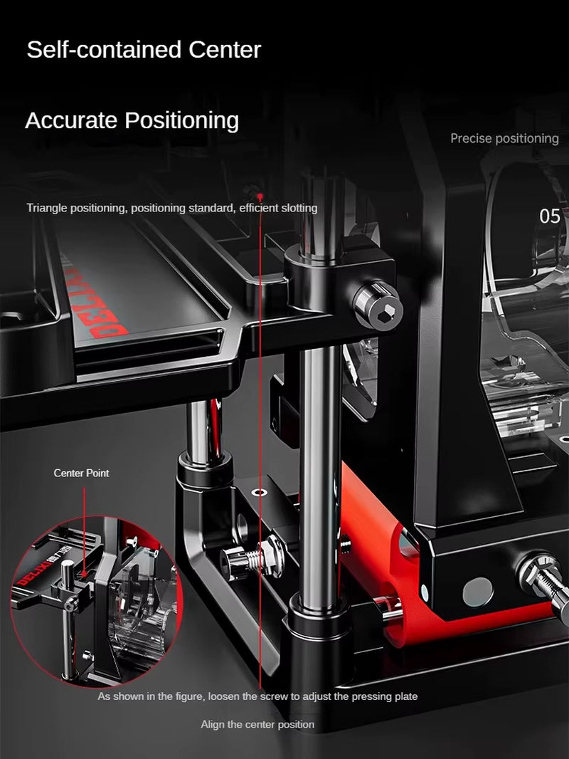 Invisible Joints Power Tool Set with Router Table and Grooving Jig for Woodworking