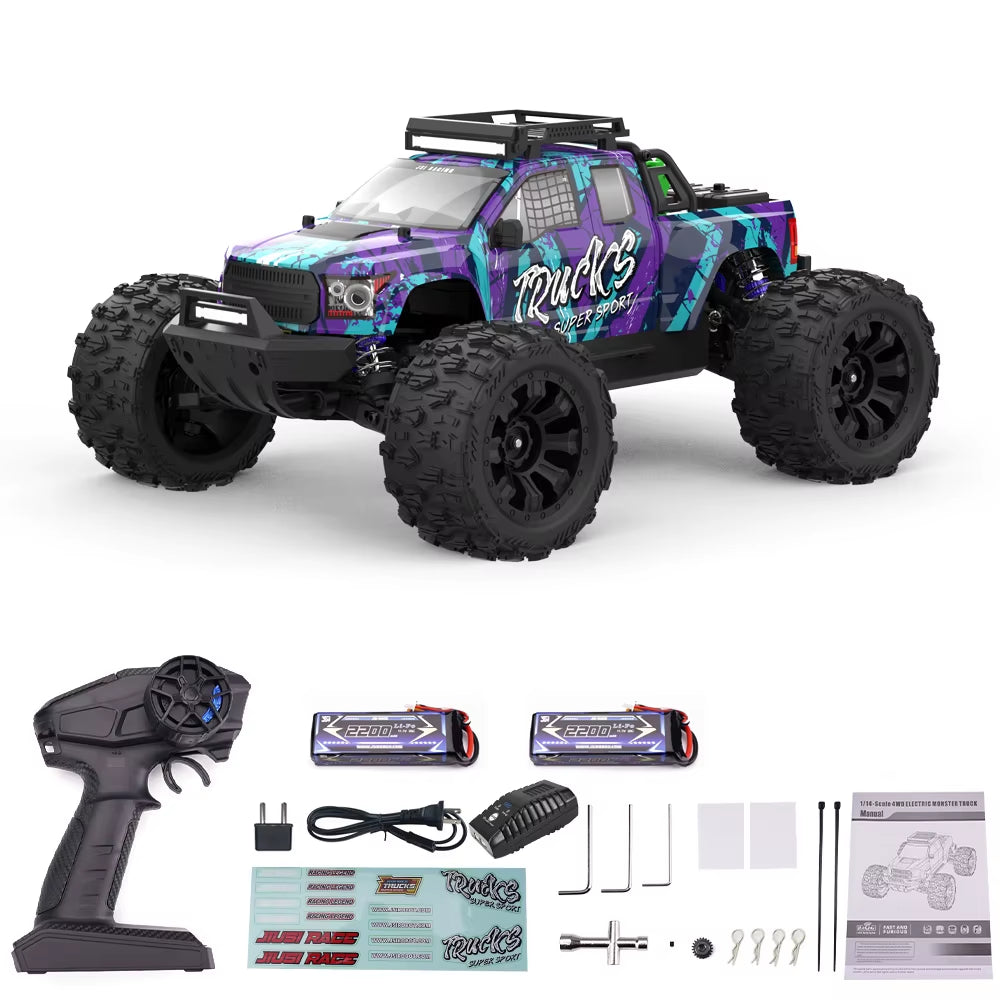 PT14R MT14R V3 1/14 RC Racing Car 3S Battery 4WD 80Km/H Brushless Motor 2.4G Remote Control High Speed Off-Road RC Truck