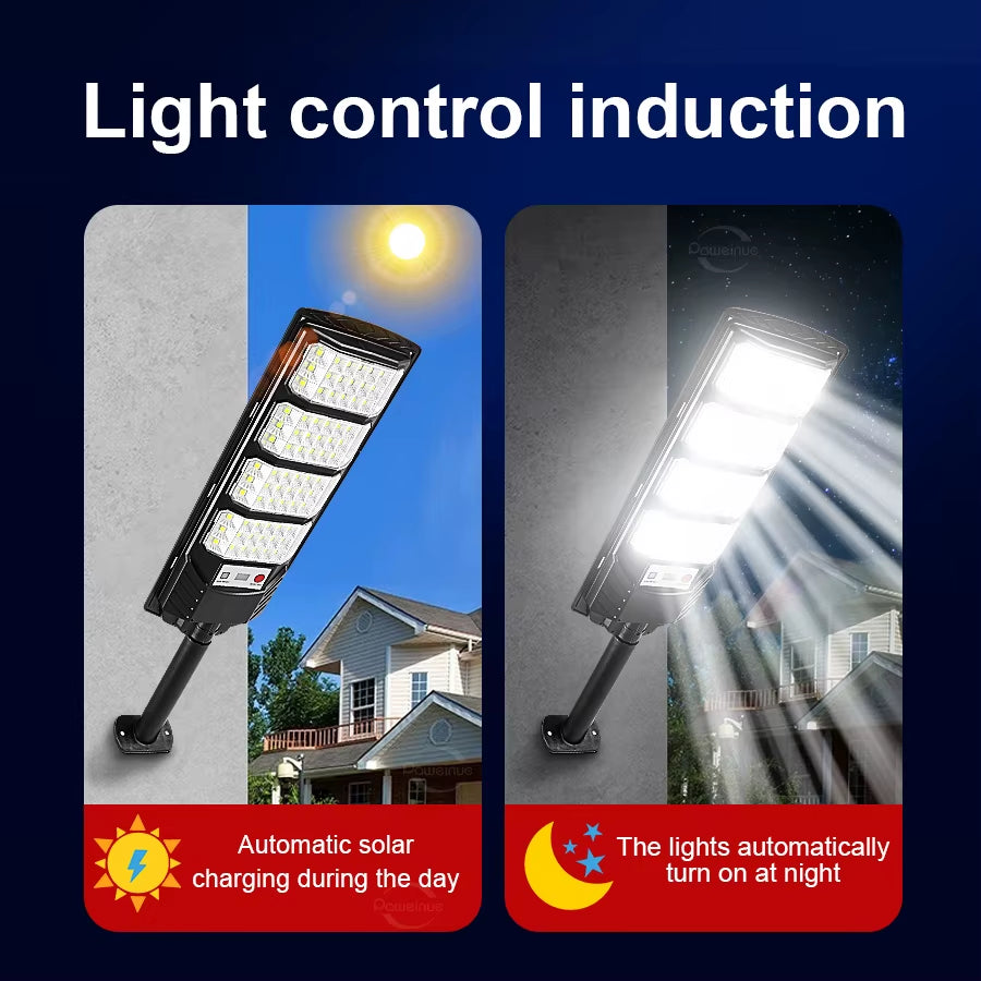 5000000LM 10000W Solar LED Outdoor Lighting Motion Sensor Super Bright Wall Lamp Waterproof Solar Light for Garden Street Patio
