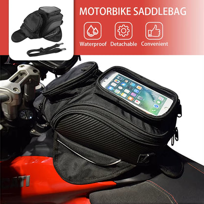 Motorcycle Fuel Bag Mobile Phone Navigation Tank for Multifunctional Small Oil Reservoit Package for Honda for Yamaha