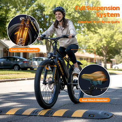 1000W 2000W Ebike,48V Aluminum Alloy 26 Inch Electric Bicycle,For Both Men Women in Mountainous Areas Cycling Electric Bike