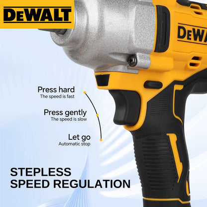 High Torque Brushless 20V Electric Impact Wrench Lithium Battery Powered Electric Durable for Professiona DCF900