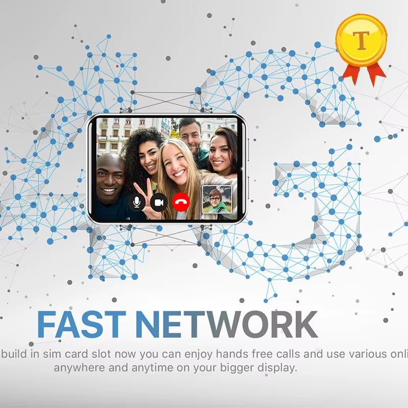 Newest Sport Android Smart Watch Phone 3GB 32GB 2700Mah Big Battery 500W Camera GPS Wifi SIM MP4 4G Smartwatch Pk Dm98 Dm99