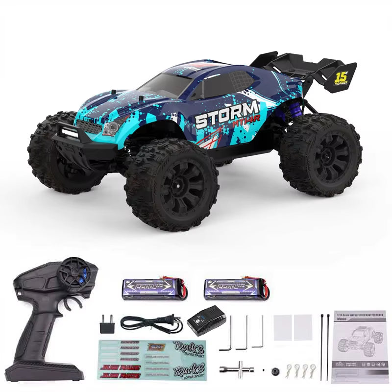 PT14R MT14R V3 1/14 RC Racing Car 3S Battery 4WD 80Km/H Brushless Motor 2.4G Remote Control High Speed Off-Road RC Truck
