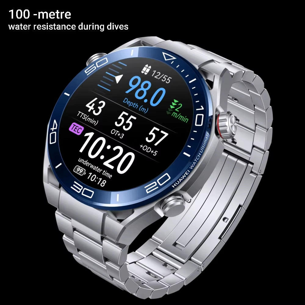 WATCH Ultimate,Smartwatches for Men,Zirconium-Based Liquid Metal,Ecg Analysis,Ios & Android, up to 14 Days,Global Version