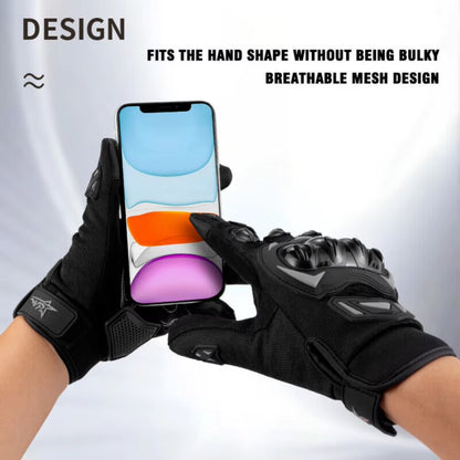 Motorcycle Gloves for Men Women Full Finger Touchscreen Motorbike Gloves for BMX ATV MTB Riding Road Racing Motocross Gloves