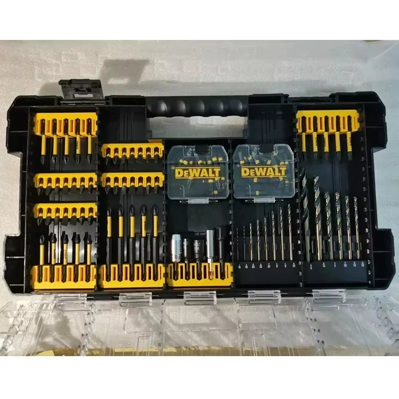 DWANGFT100SET Flextorq Bit Set 100Pc Toughcase+ System Woodworking Drill Bits Storage Set  Tool Accessories